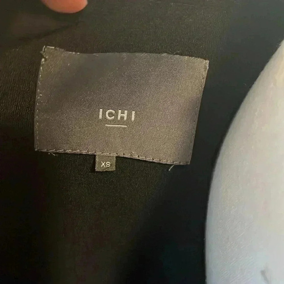 [XS]Ichi Black  Cardigan Dress with Belt Wrap Coat - Picture 9 of 9